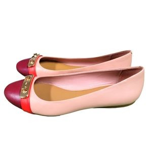 Coach | Merilyn Flat | Blush/Black Cherry | Size 7.5 M